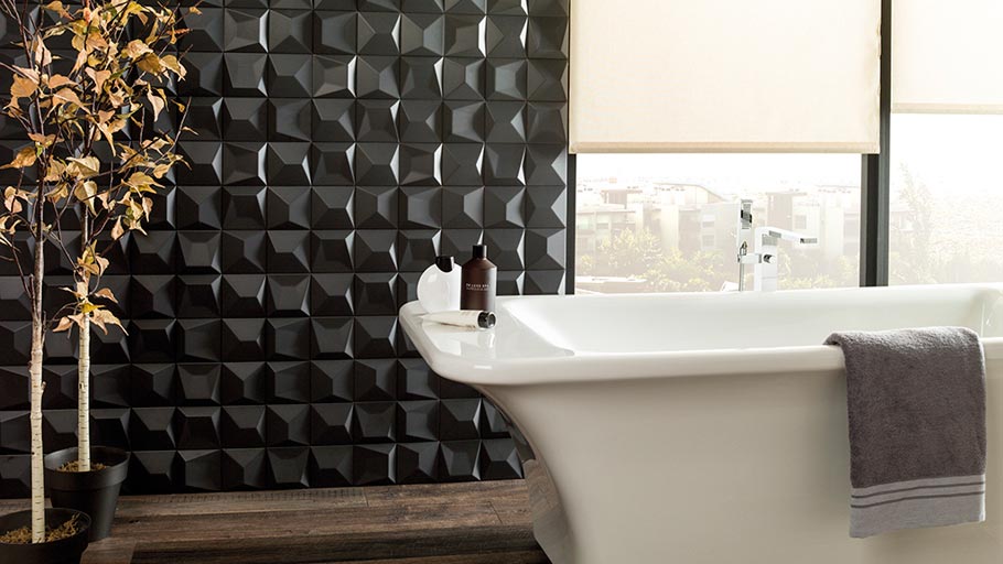 New Faces wall tiles: geometrical naturalness by Ramón Esteve & L’Antic Colonial