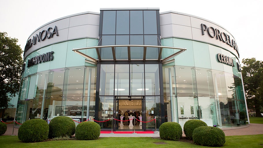 PORCELANOSA Group refurbishes its showroom in Solihull, UK