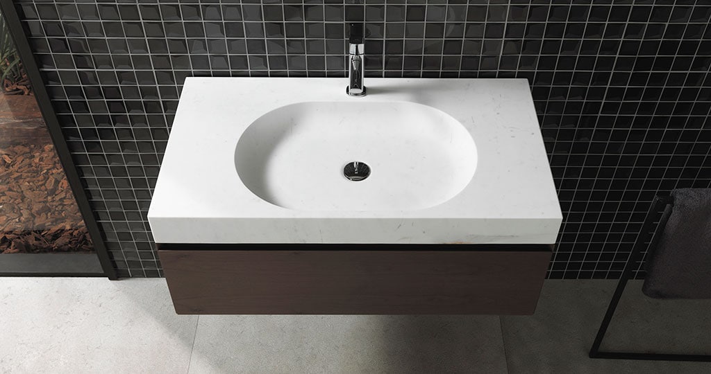 Nuevos lavabos y complementos de baño Karon de L’Antic Colonial: piedra natural para baños modernos