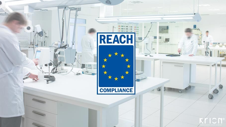 KRION® Solid Surface complies with the REACH regulation of chemicals