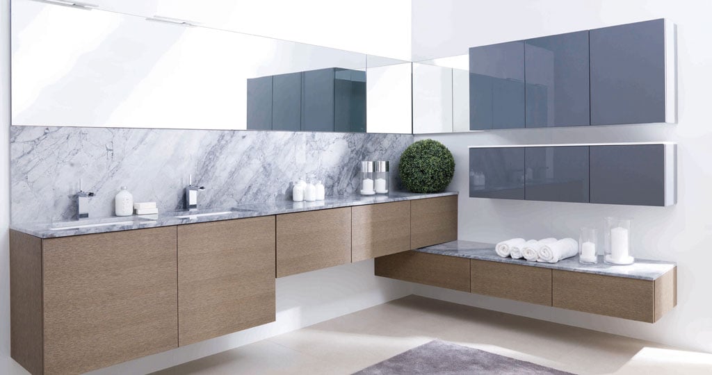 The Next Collection the exceptional versatility of bathroom furniture