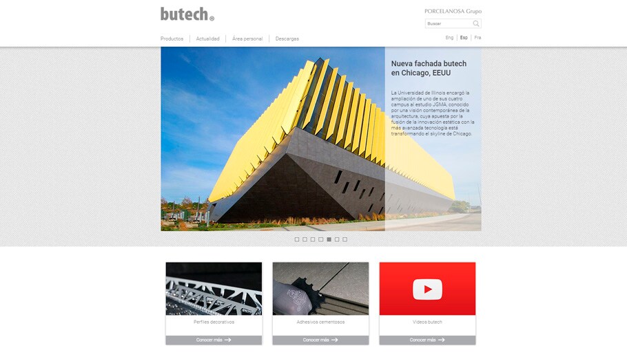 Butech rinnova il proprio sito web pensando ai professionisti
