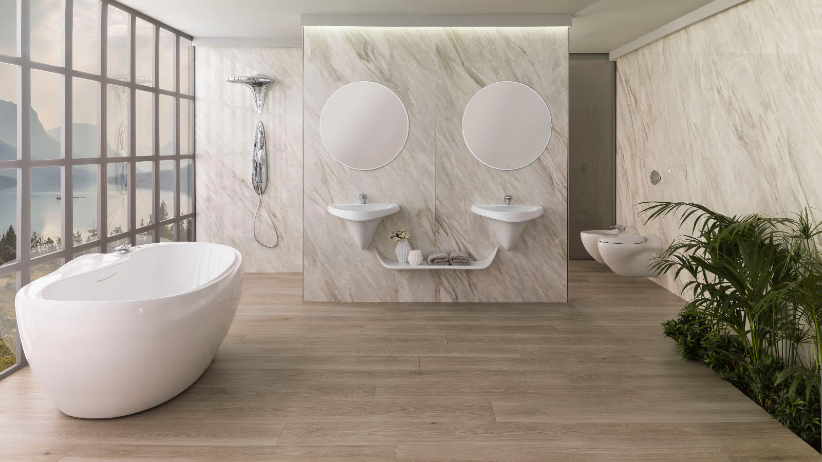 New pieces in the ‘Vitae’ collection by Zaha Hadid and ‘Tono’ by Foster + Partners