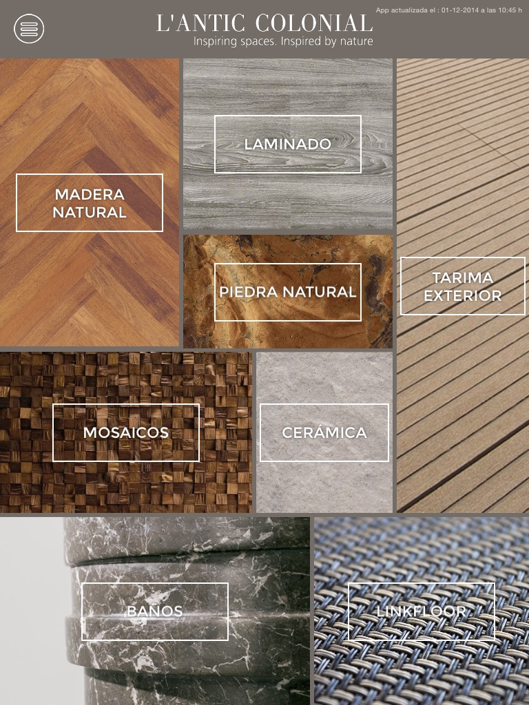 The new app for Ipad by L´Antic Colonial is available for download