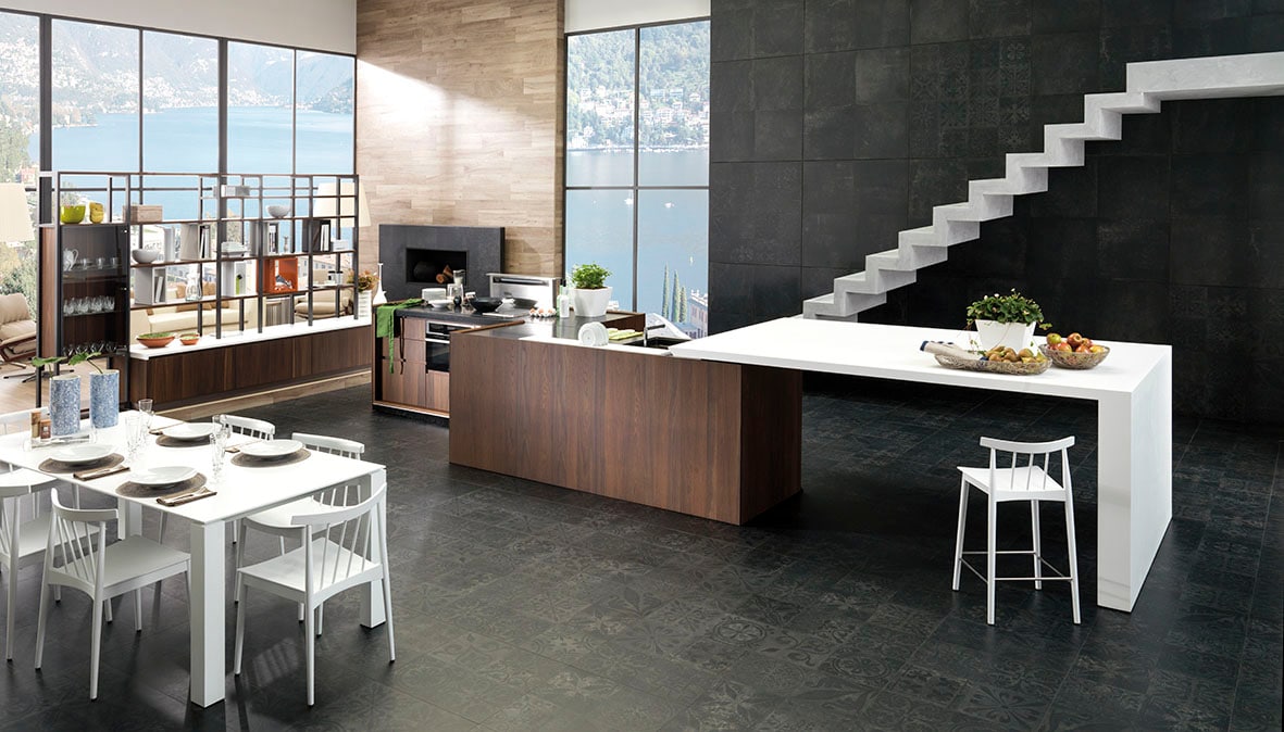 Evolution by Gamadecor, a kitchen that is advanced in its time