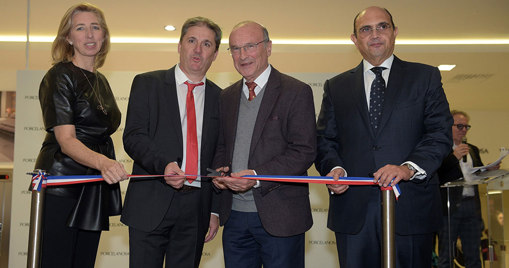 PORCELANOSA Grupo extends and renovates its showroom in Lyon, France.