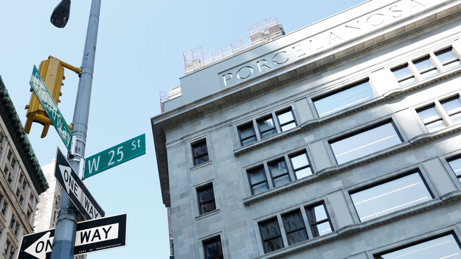PORCELANOSA Grupo dresses for a gala and opens its flagship store in the Fifth Avenue