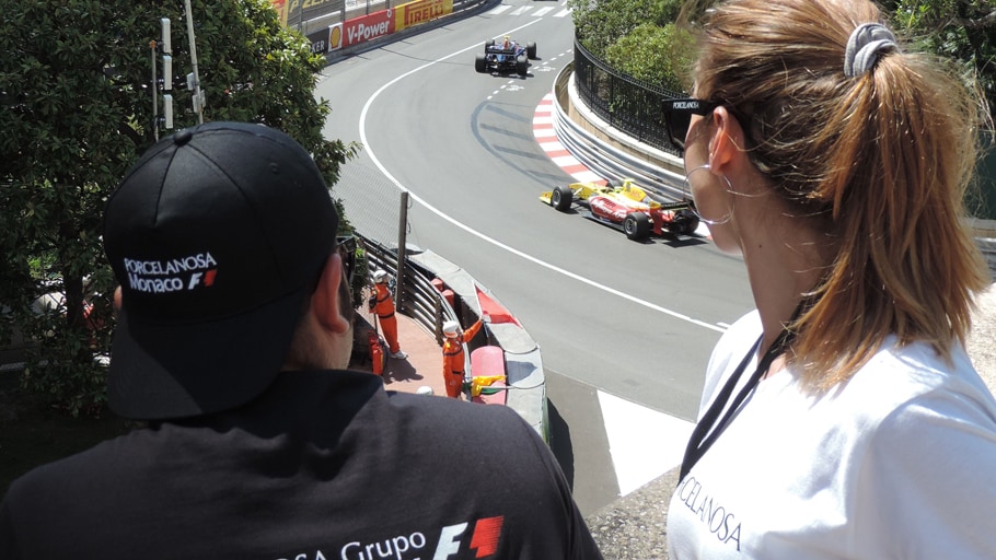I clienti di PORCELANOSA Grupo assistono al Gran Premio di F1 a Monaco