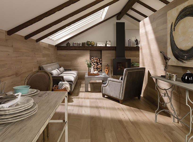 An air of nostalgia in the new ceramic proposals by Porcelanosa