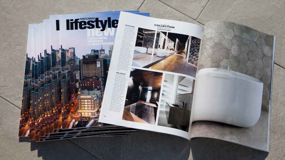PORCELANOSA Grupo a Manhattan protagonista del nuovo numero della rivista Lifestyle