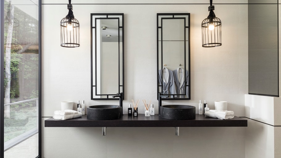 Porcelanosa stampa la freschezza delle foglie nella ceramica effetto cemento Manila