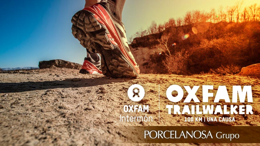 PORCELANOSA Grupo nella lotta contro la povertà con Oxfam Trailwalker