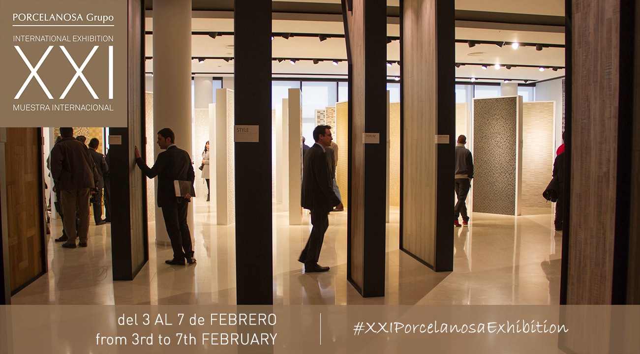 The 21st International Exhibition by PORCELANOSA Group has begun