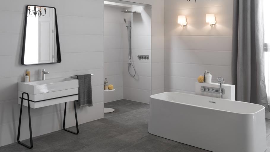 XXIIIe Salon de Porcelanosa : La technologie de robinetterie Pure Line donne les tendances en matière de salle de bain