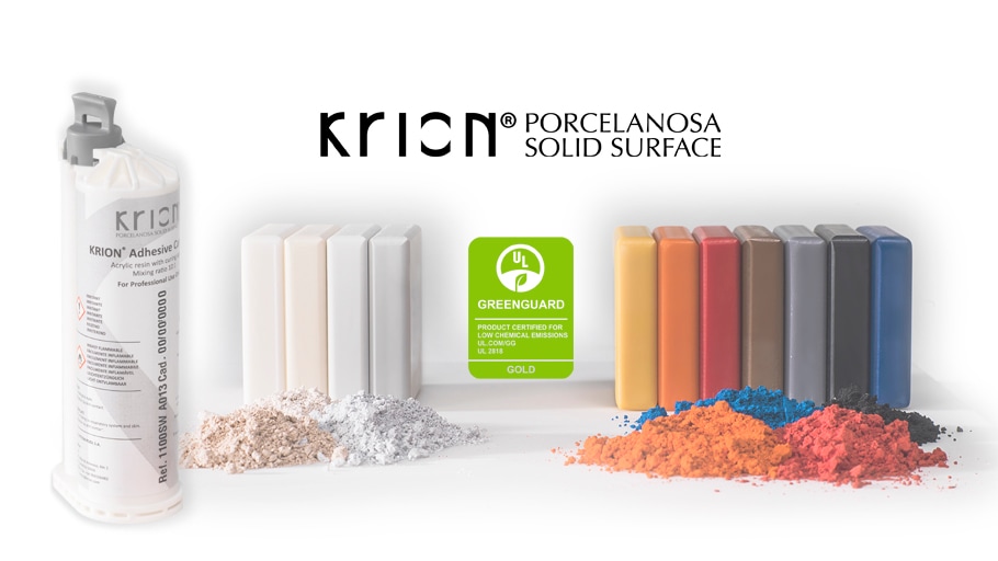 Greenguard endorses Krion® adhesives