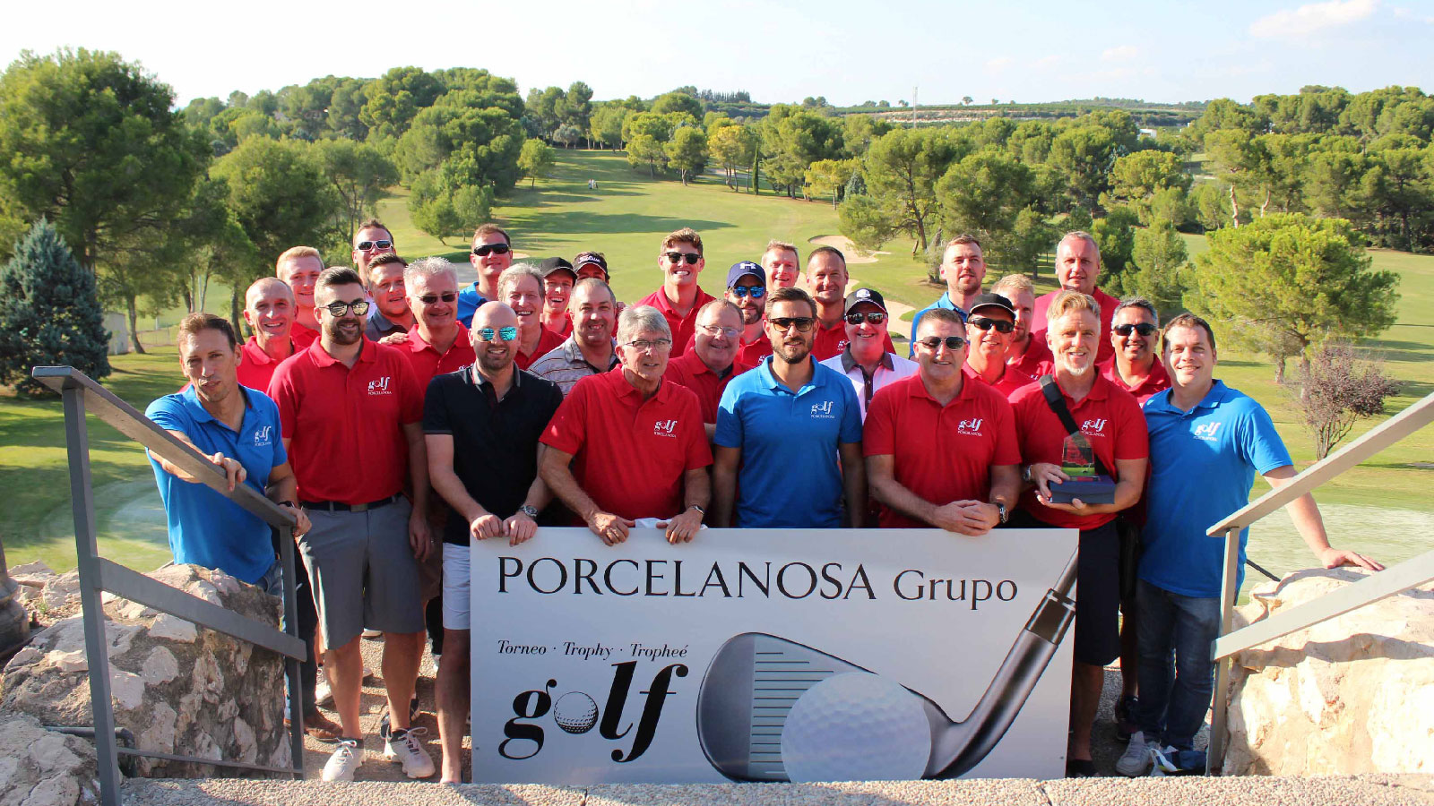 The PORCELANOSA Grupo puts on a golf tournament in Valencia with clients  from the UK