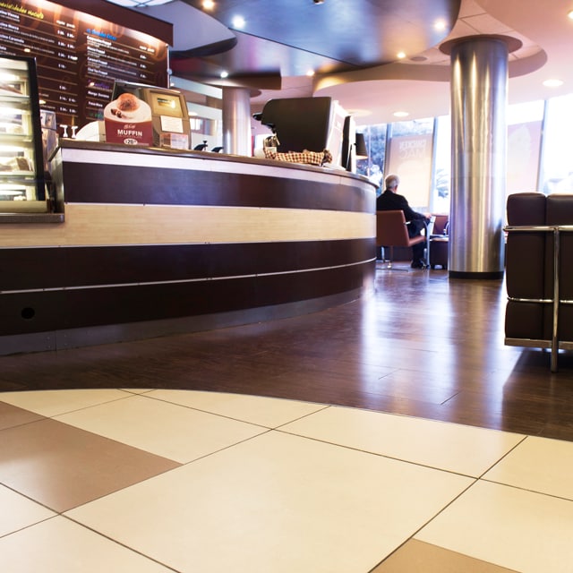 PORCELANOSA Group projects: McDonalds Polanco, in the City of Mexico