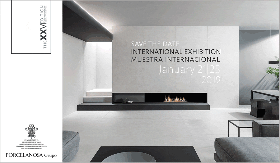 Il design e l’innovazione segneranno la XXVI Mostra Internazionale di Architettura Globale & Interior Design di PORCELANOSA Grupo