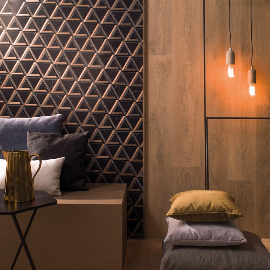 Triangle patterned tiles Triangle patterned tiles