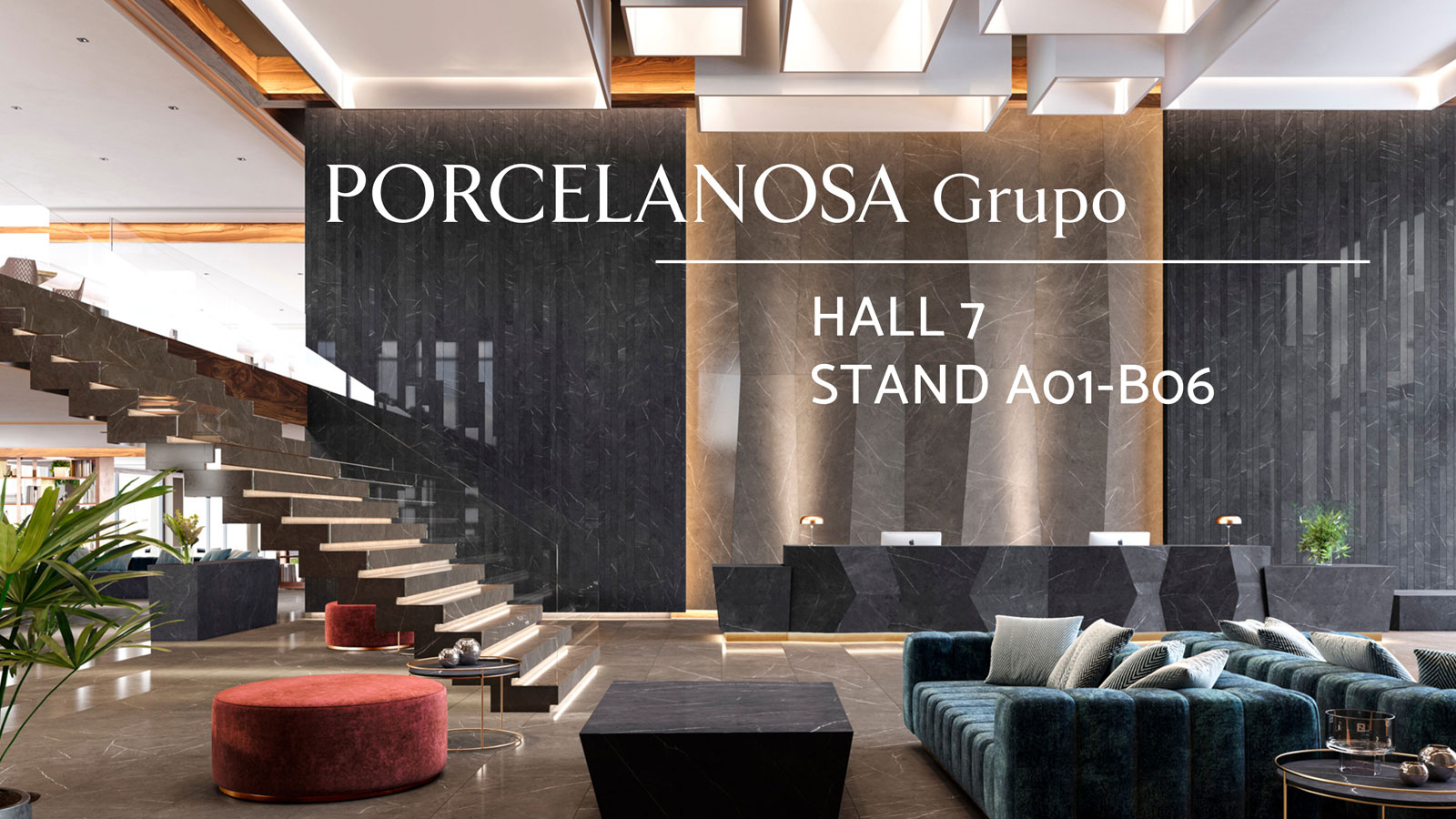 Новая продукция концерна PORCELANOSA Grupo на миланской выставке MADE Expo 2019