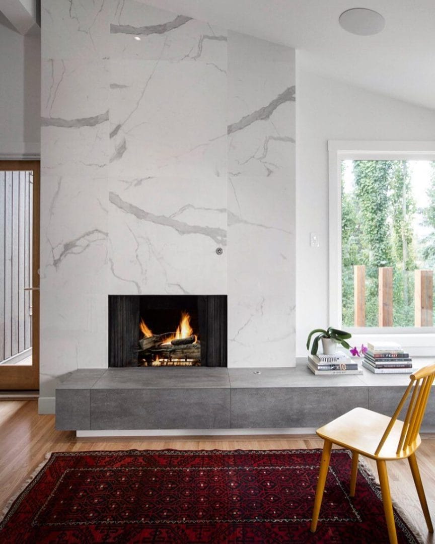 Where The Hearth Is Ideas For Fireplace Surround Porcelanosa Marble Fireplace Surround 3