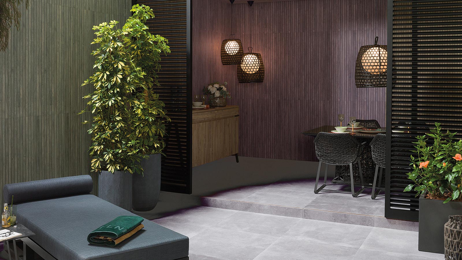 Five decorative styles for a unique terrace
