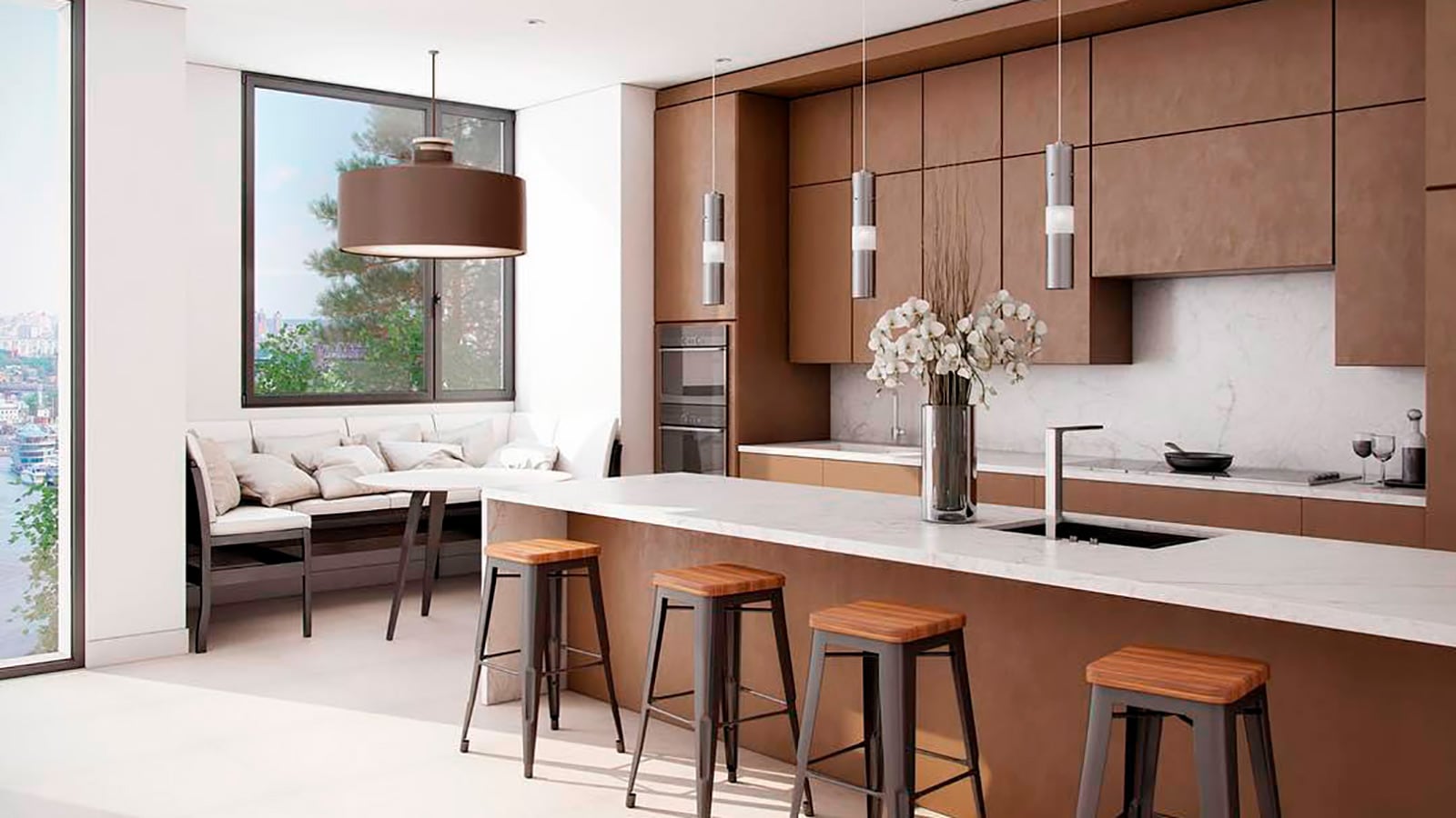 Marble kitchen worktops: a trend that never passes