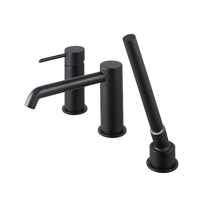 ROUND EXTERNAL PART 3-PIECE BATH INSTALLATION BATTERY