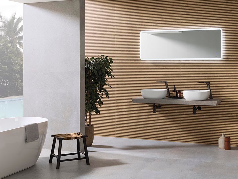 Wood Effect Wall Tiles Porcelanosa, Wood Tile Around Bathtub Surround