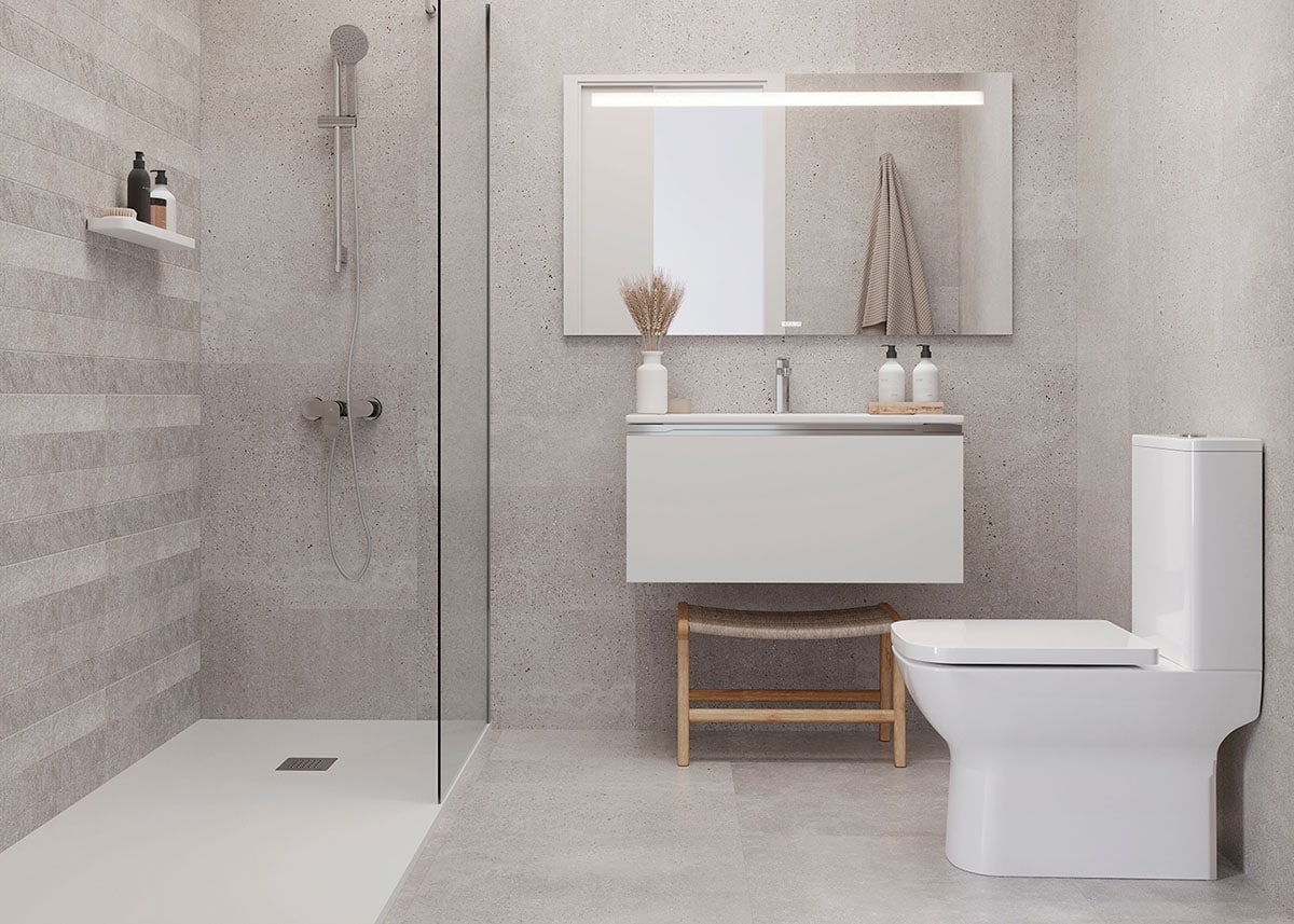 The best colours for modern small bathrooms