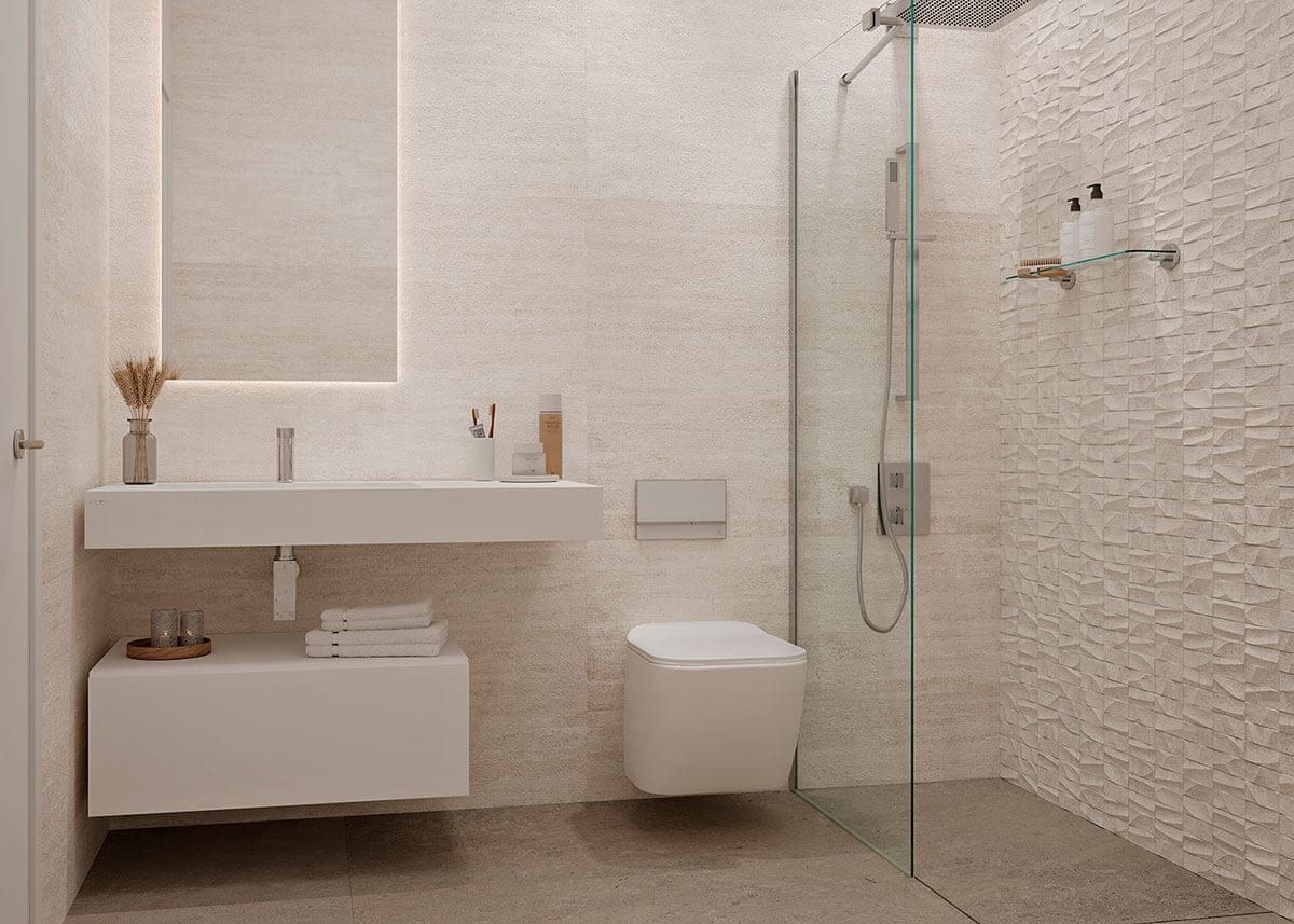 Walk-in shower ideas for small bathrooms