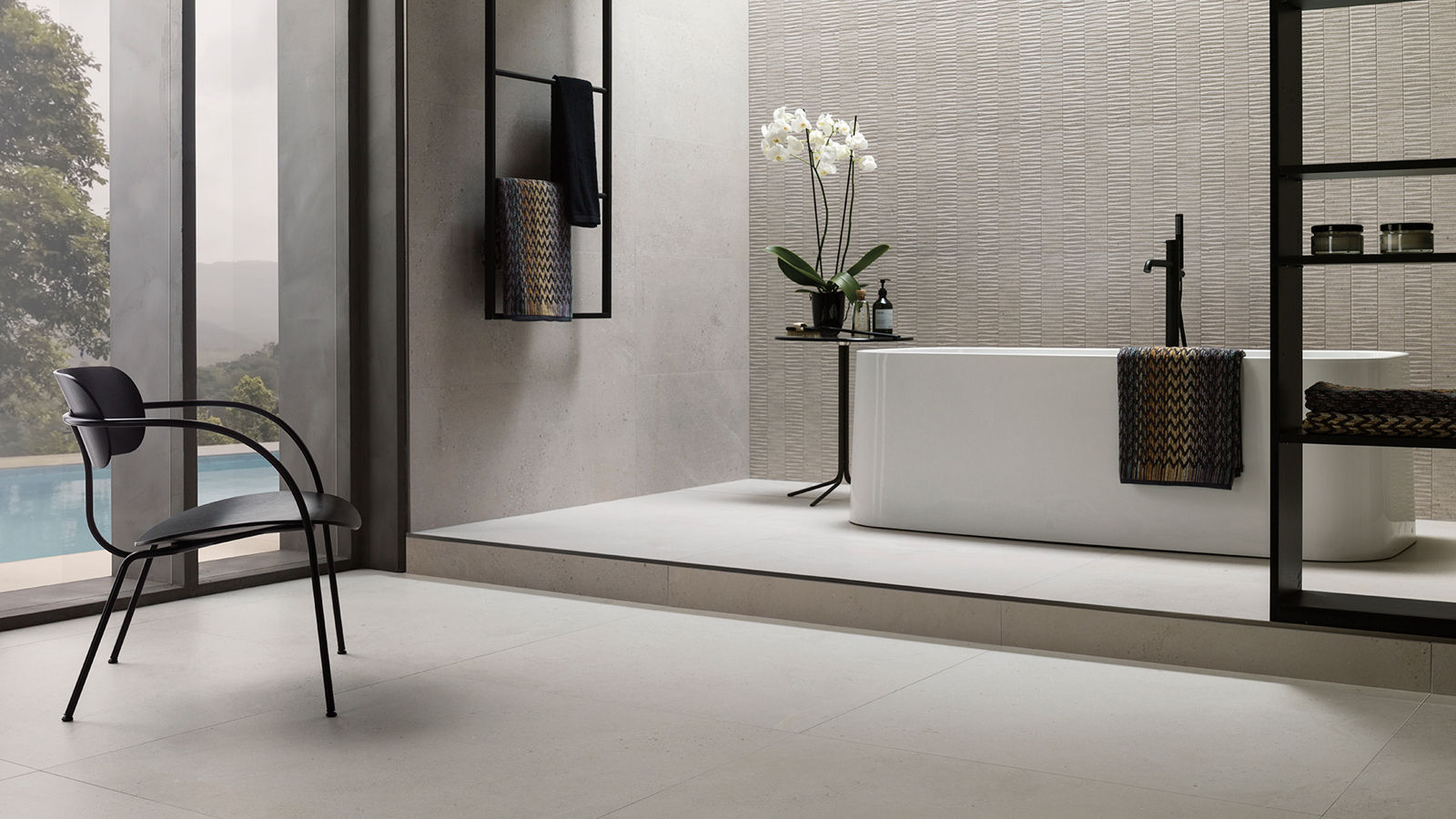 Porcelanosa renews the stone-inspired ceramic classic with Durango