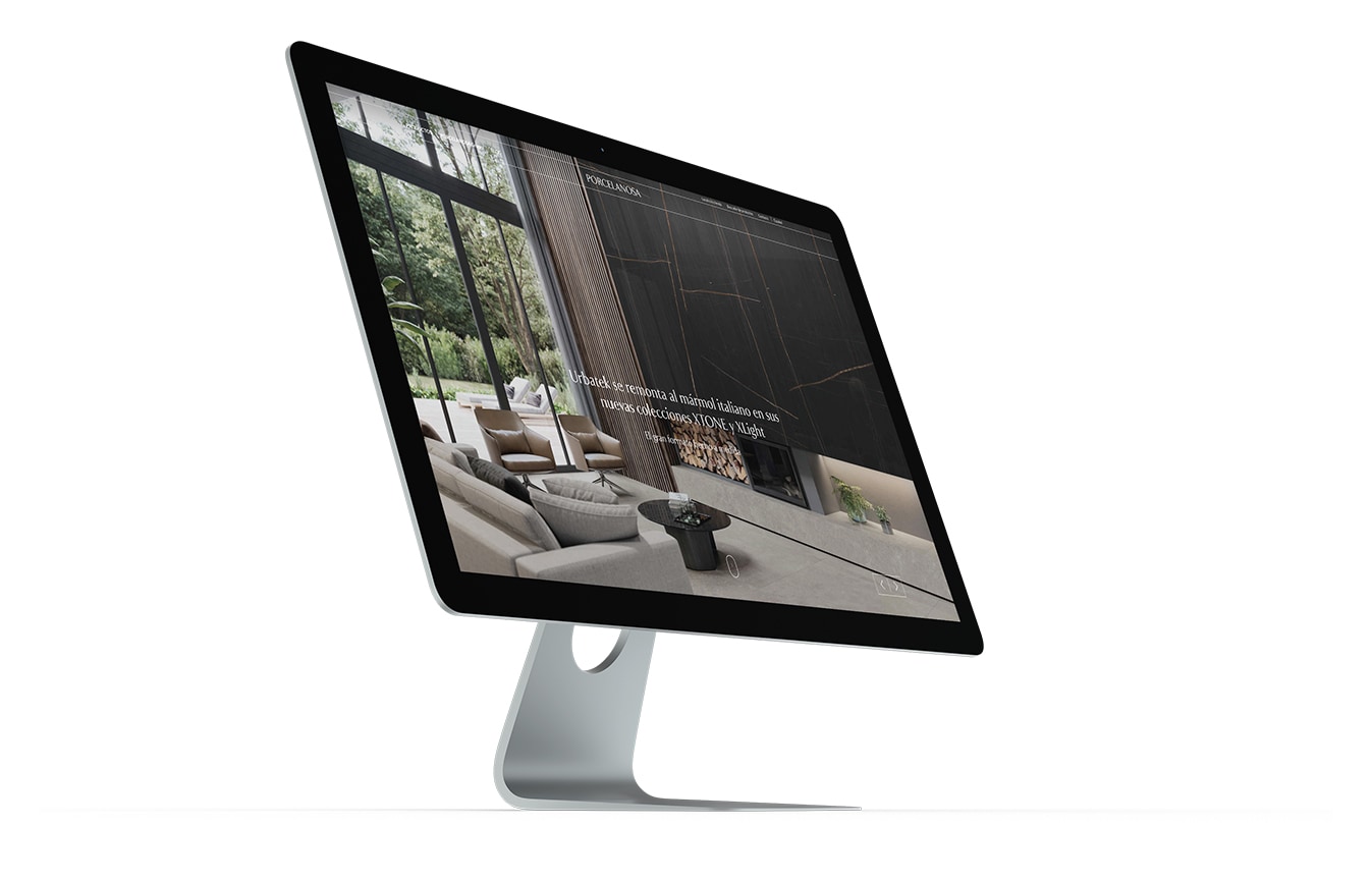 Знакомство с новым сайтом PORCELANOSA
