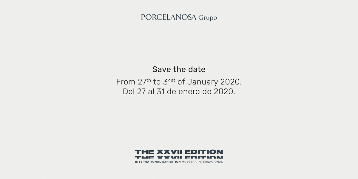 Invitación Muestra Internacional Porcelanosa