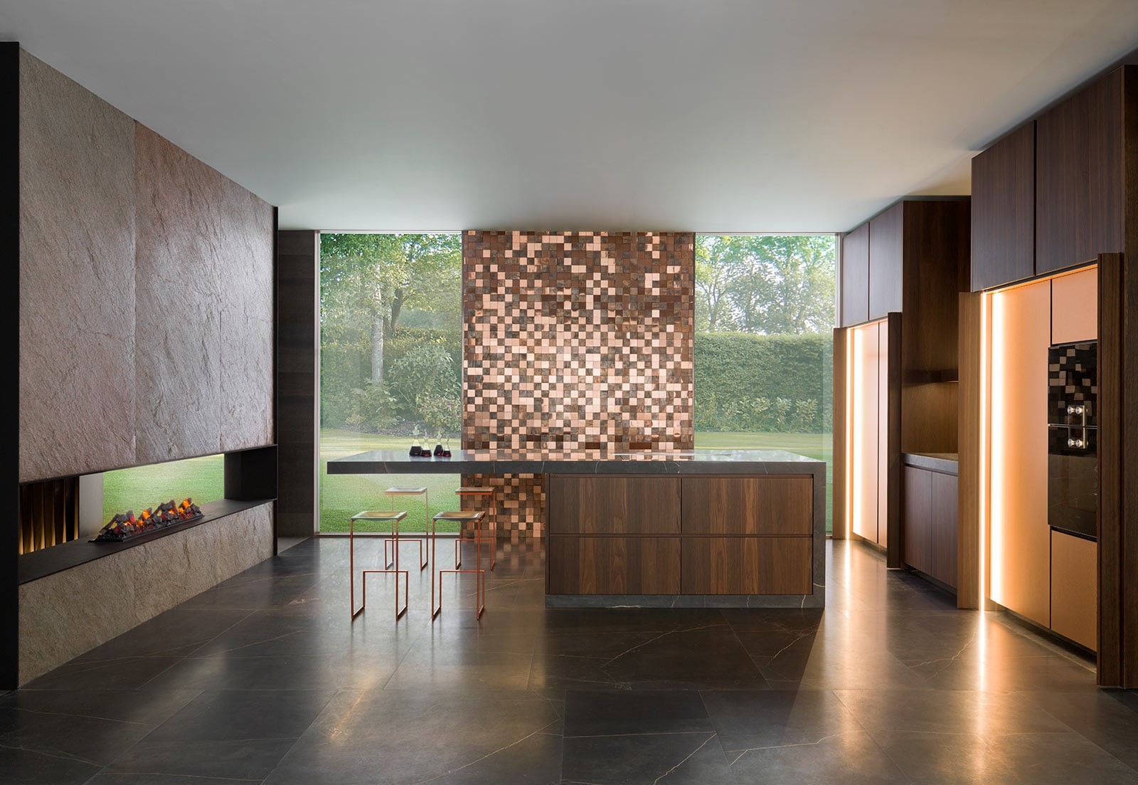 Copper kitchen tiles 4