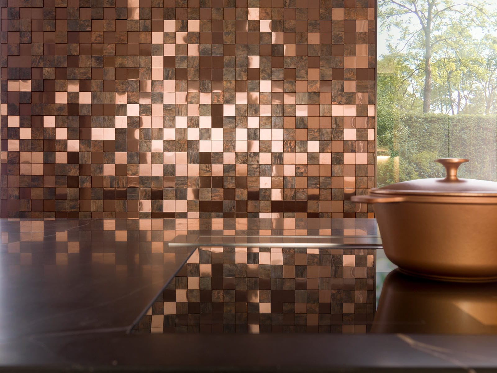 Copper Kitchen Tiles