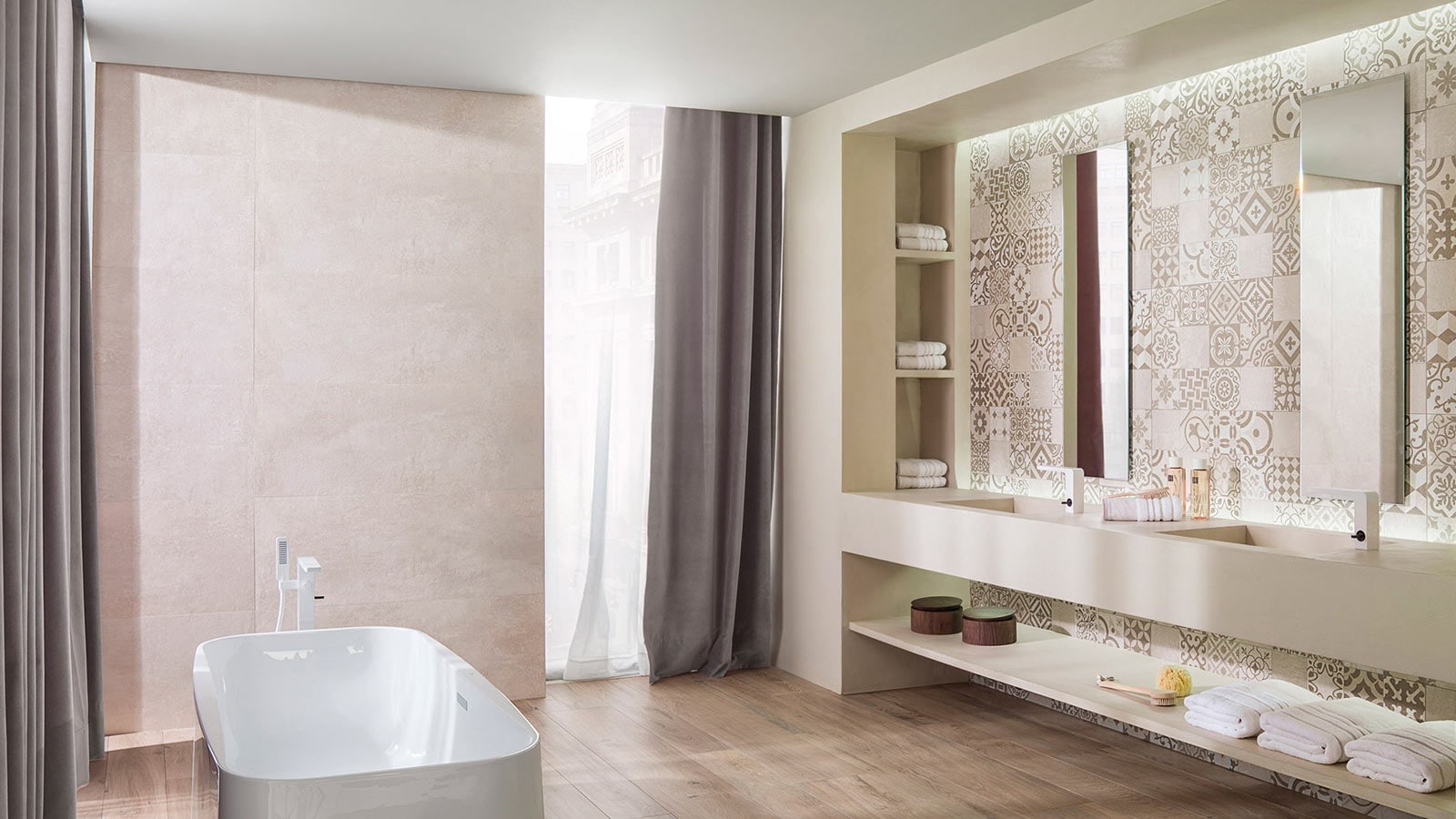 PORCELANOSA Group’s ceramic tile collections usher in the spring with new prints and floral motifs