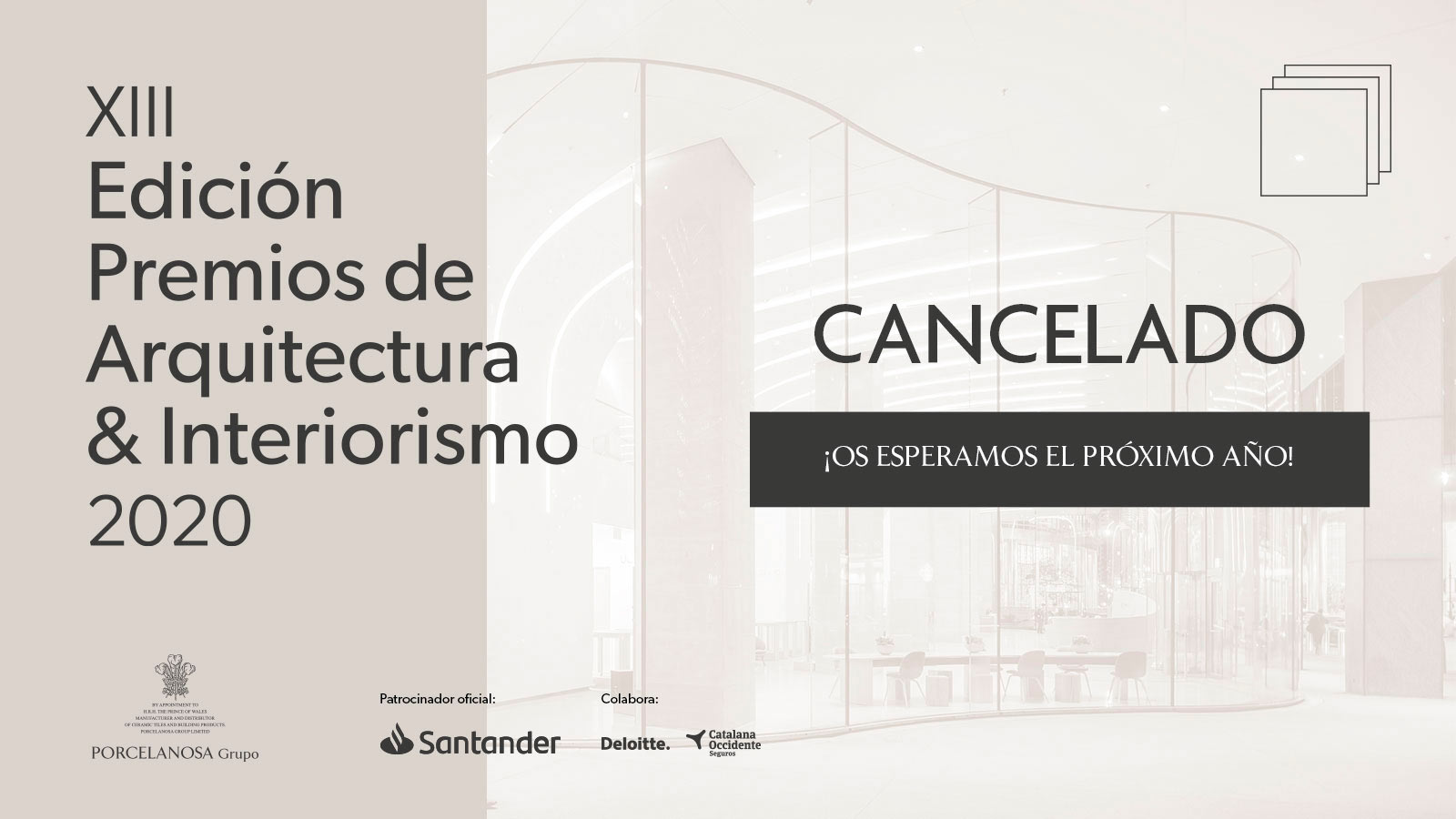 banner cancelacion premios porcelanosa es