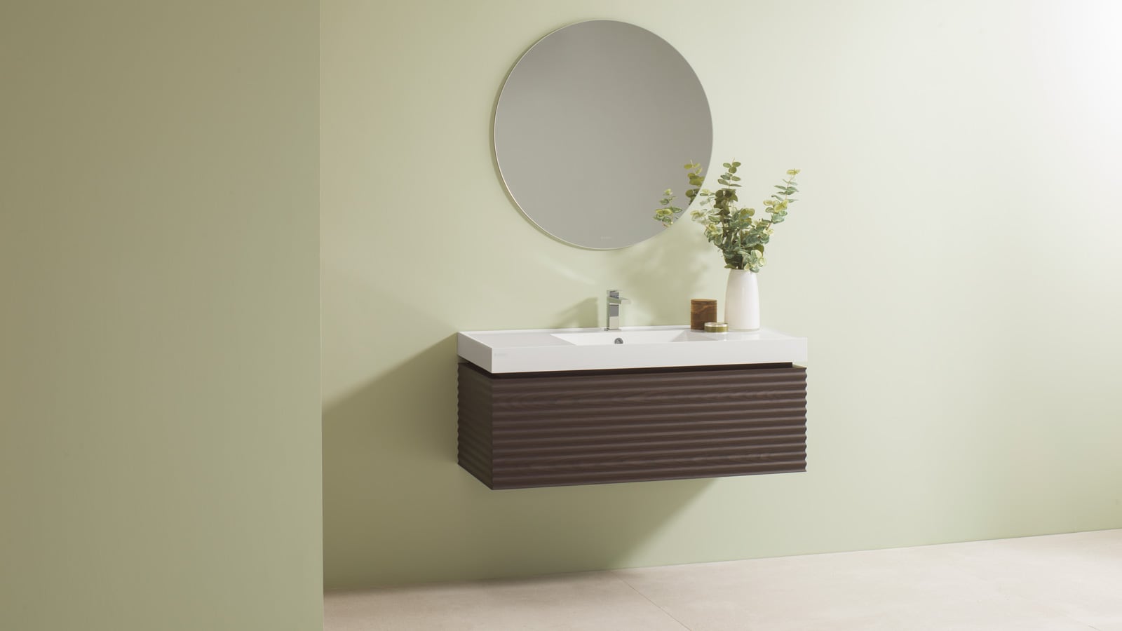 Baños a medida con las colecciones Krion® Shell