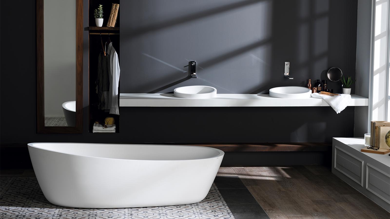 Standing bath best sale