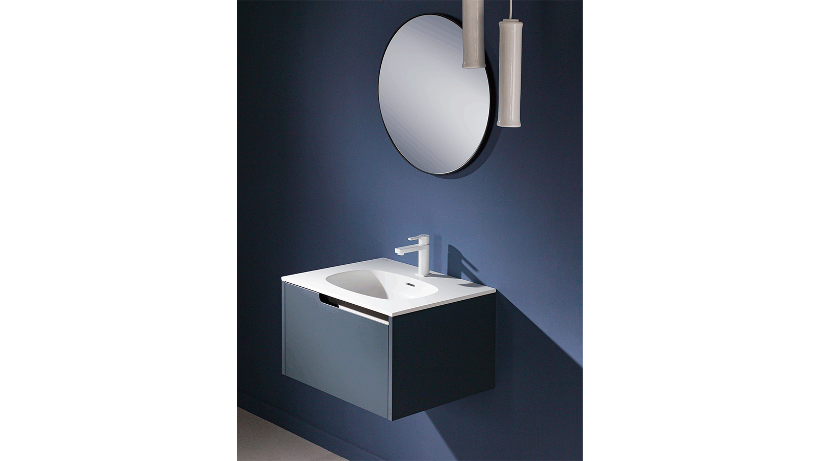 Plan vasque Smart 61 cm + meuble One 61 cm + miroir Aro Air_3.jpg