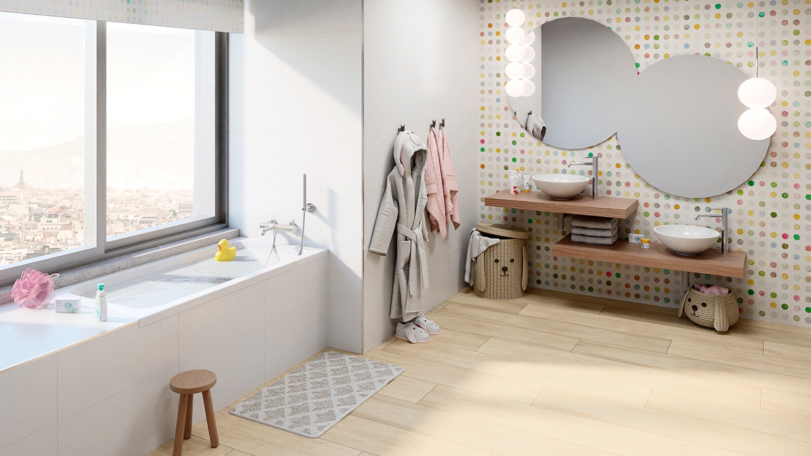 Salle de bains d'ado Noken Porcelanosa