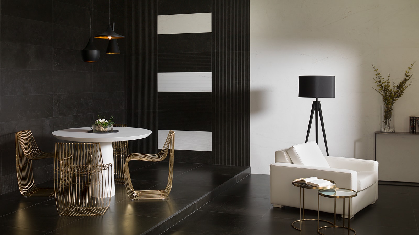 Los interiores oscuros más ‘cool’ de Porcelanosa