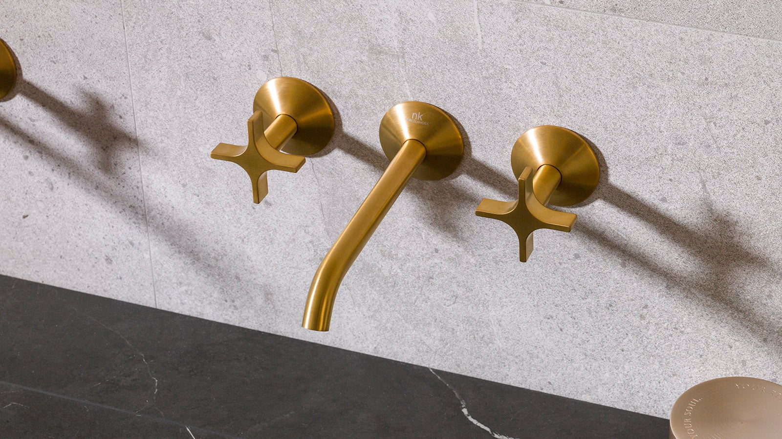 Lignage wall mounted taps