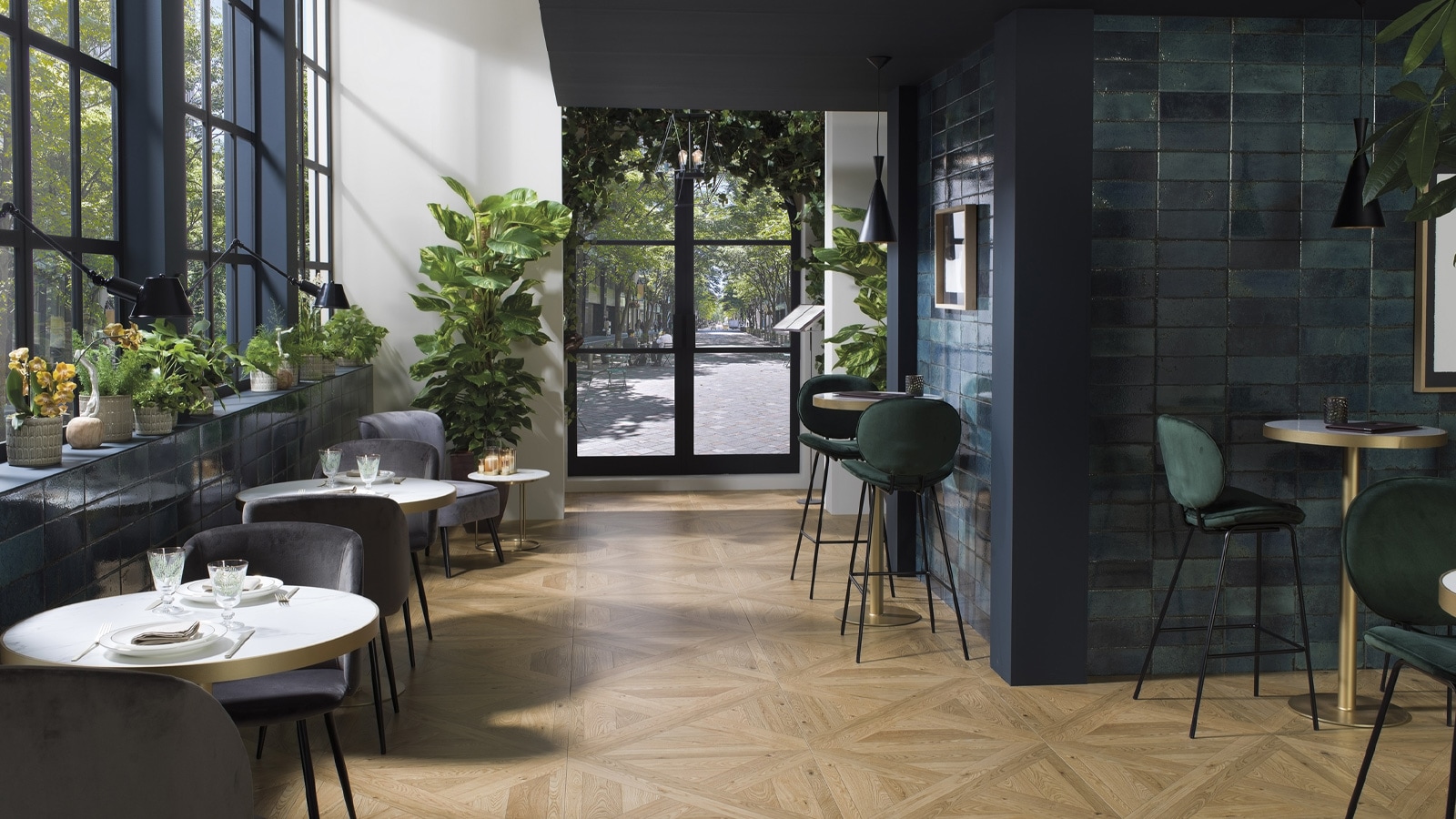 Вулканические камни и терраццо Porcelanosa на выставке Cersaie 2021