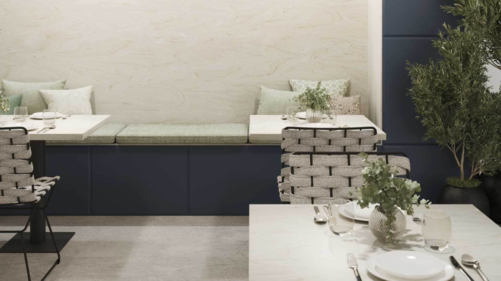 KRION®’s sensory designs make an impression at Cersaie 2021