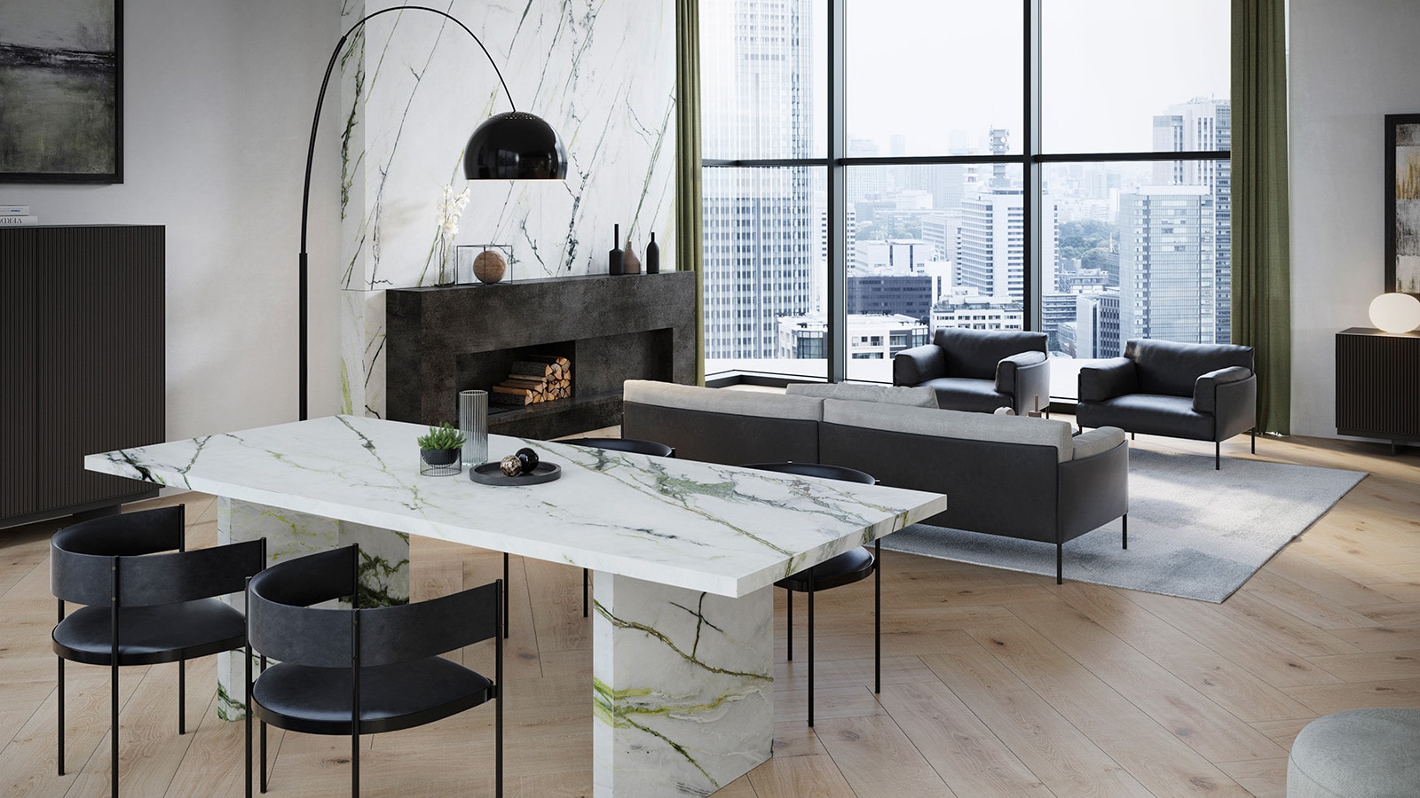Ideas for a comfortable, elegant designer living room