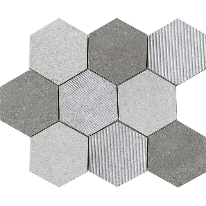 world-hexagon-texture-grey