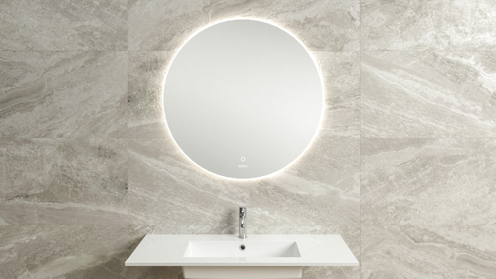 Espejos redondos para decorar los baños con estilo