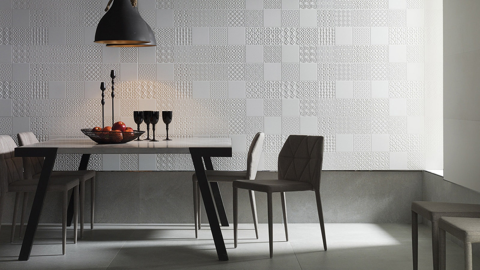 Inject inspiration into walls with large formats from Porcelanosa